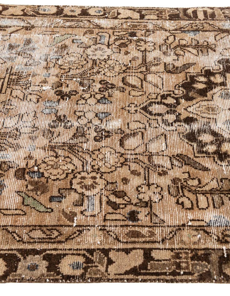 Detail image of 3' x 5' 10  Hand Knotted Ultra Vintage Persian Wool Runner Rug