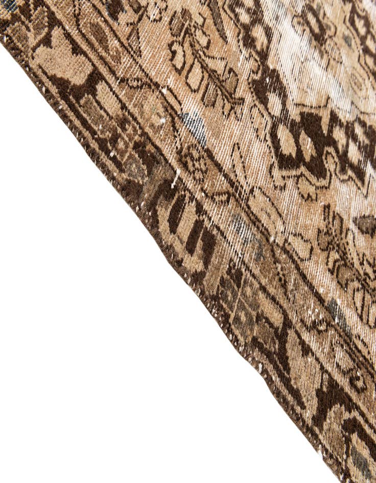 Detail image of 3' x 5' 10  Hand Knotted Ultra Vintage Persian Wool Runner Rug