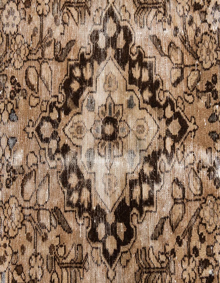 Detail image of 3' x 5' 10  Hand Knotted Ultra Vintage Persian Wool Runner Rug