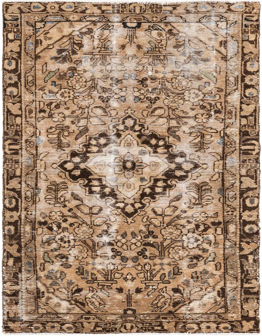 Primary image 3' x 5' 10  Hand Knotted Ultra Vintage Persian Wool Runner Rug