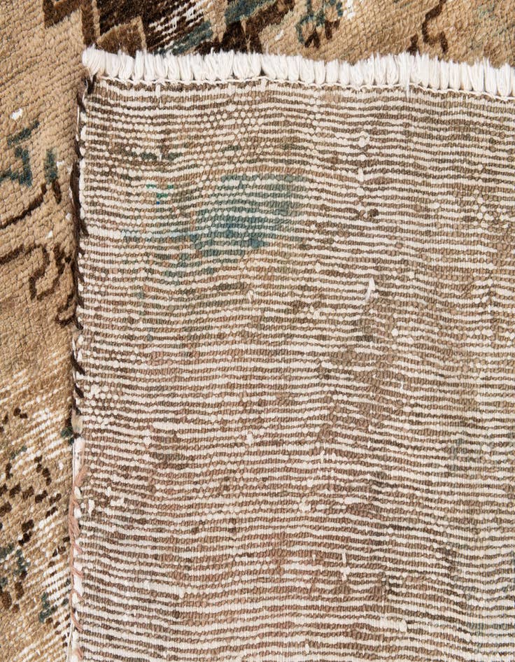 Detail image of 2' 5 x 9' 2  Hand Knotted Ultra Vintage Persian Wool Runner Rug