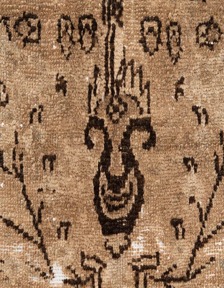 Detail image of 2' 5 x 9' 2  Hand Knotted Ultra Vintage Persian Wool Runner Rug