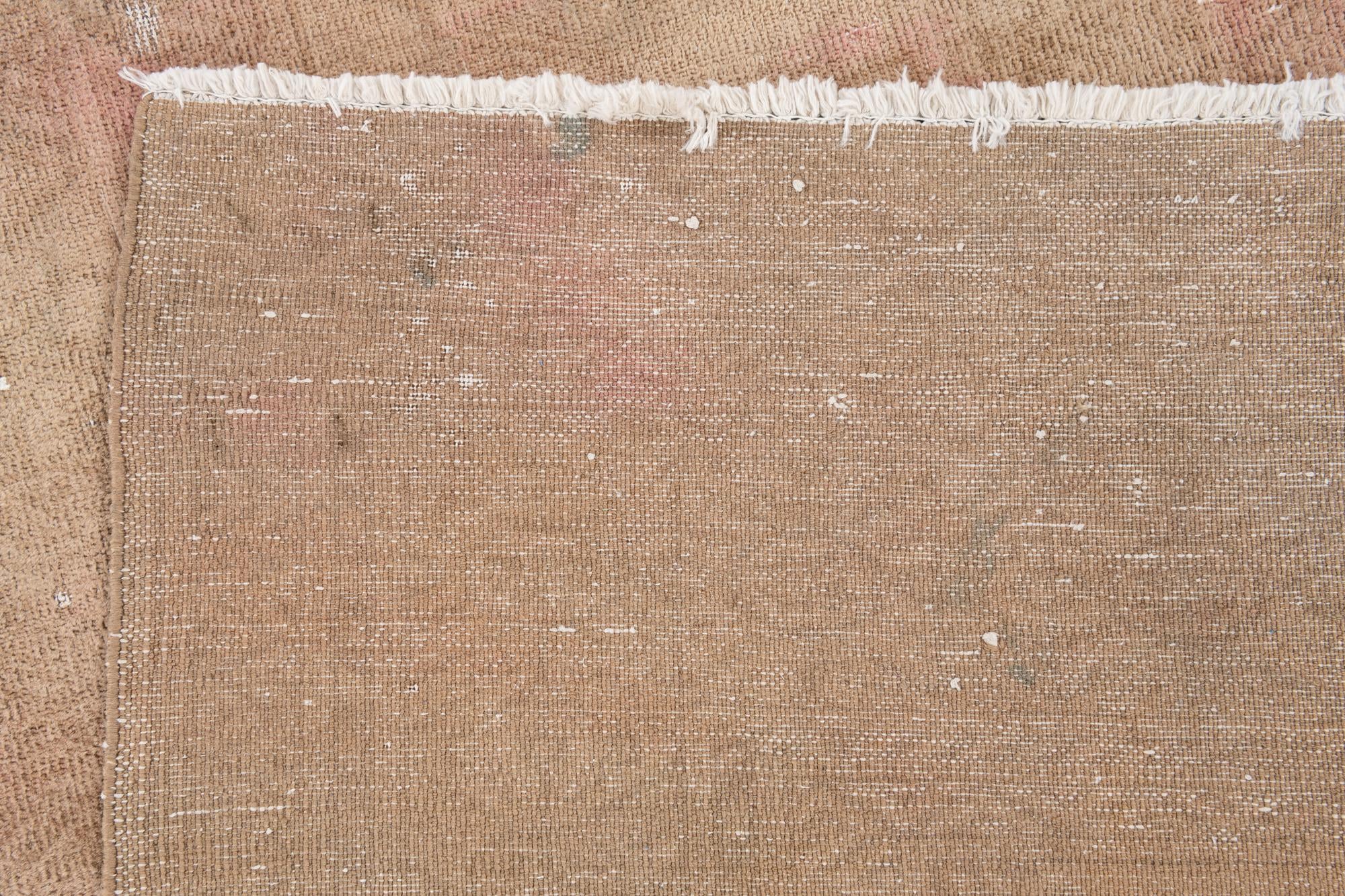 3' 1 x 12' 7 Hand Knotted Ultra Vintage Persian Wool Runner Rug