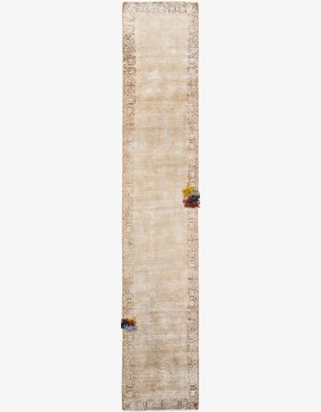 2' 7 x 15' 2 Hand Knotted Ultra Vintage Persian Wool Runner Rug