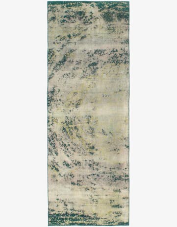 3' 3 x 9' 2 Hand Knotted Ultra Vintage Persian Wool Runner Rug