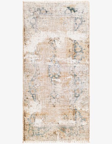 1' 8 x 3' 8 Hand Knotted Ultra Vintage Persian Wool Runner Rug