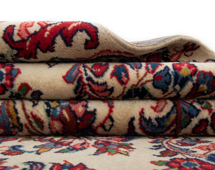 3' 6 x 10' 7 Hand Knotted Veramin Persian Wool Runner Rug
