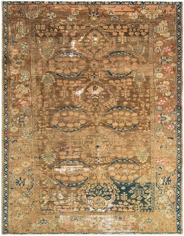 Detail image of 4' 10 x 11' 7 Vintage Runner Rug