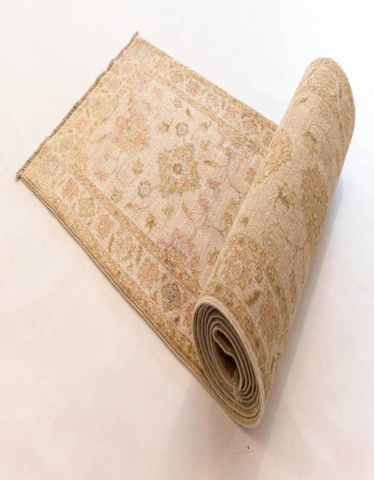 Detail image of 2' x 12' 3 Ziegler Wool Runner Rug