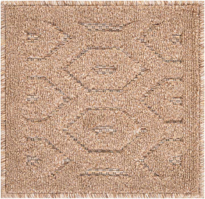 1' 4 x 1' 4 Easy-Clean Trellis Textured Indoor / Outdoor Sample Rug
