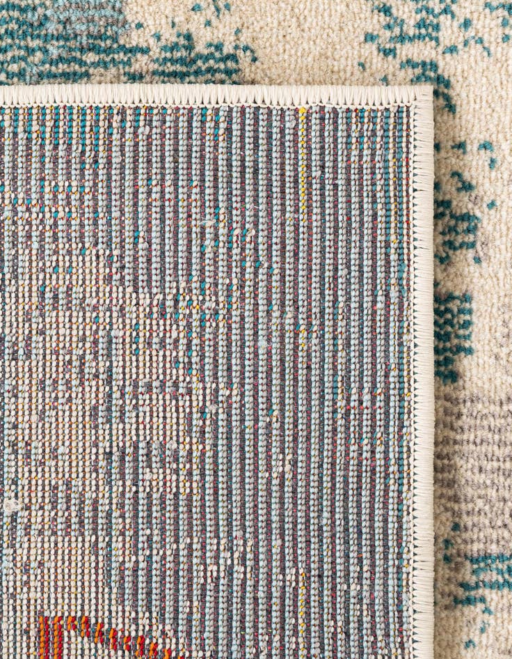 Detail image of 4' 1 x 4' 1 Washable Amalfi Square Rug