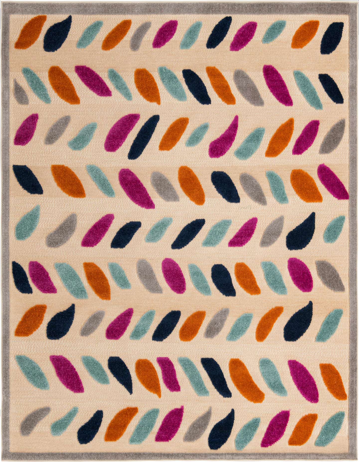 7' 10 x 7' 10 Easy-Clean Aruba Indoor / Outdoor Square Rug
