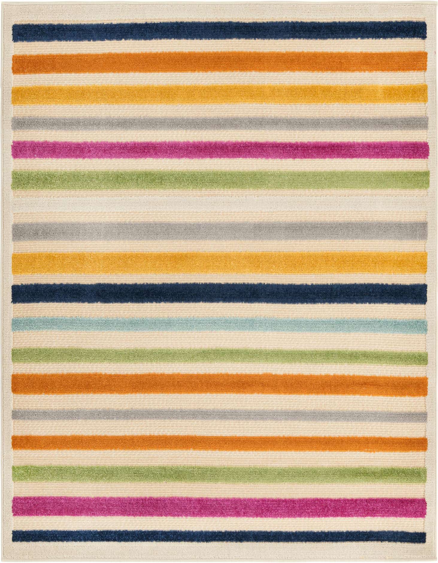 5' 3 x 5' 3 Easy-Clean Aruba Indoor / Outdoor Square Rug
