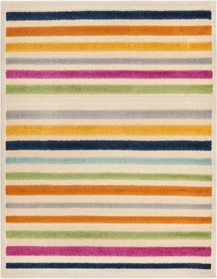 Detail image of 5' 3 x 5' 3 Easy-Clean Aruba Indoor / Outdoor Square Rug