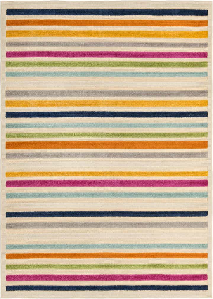 7' 10 x 7' 10 Easy-Clean Aruba Indoor / Outdoor Square Rug