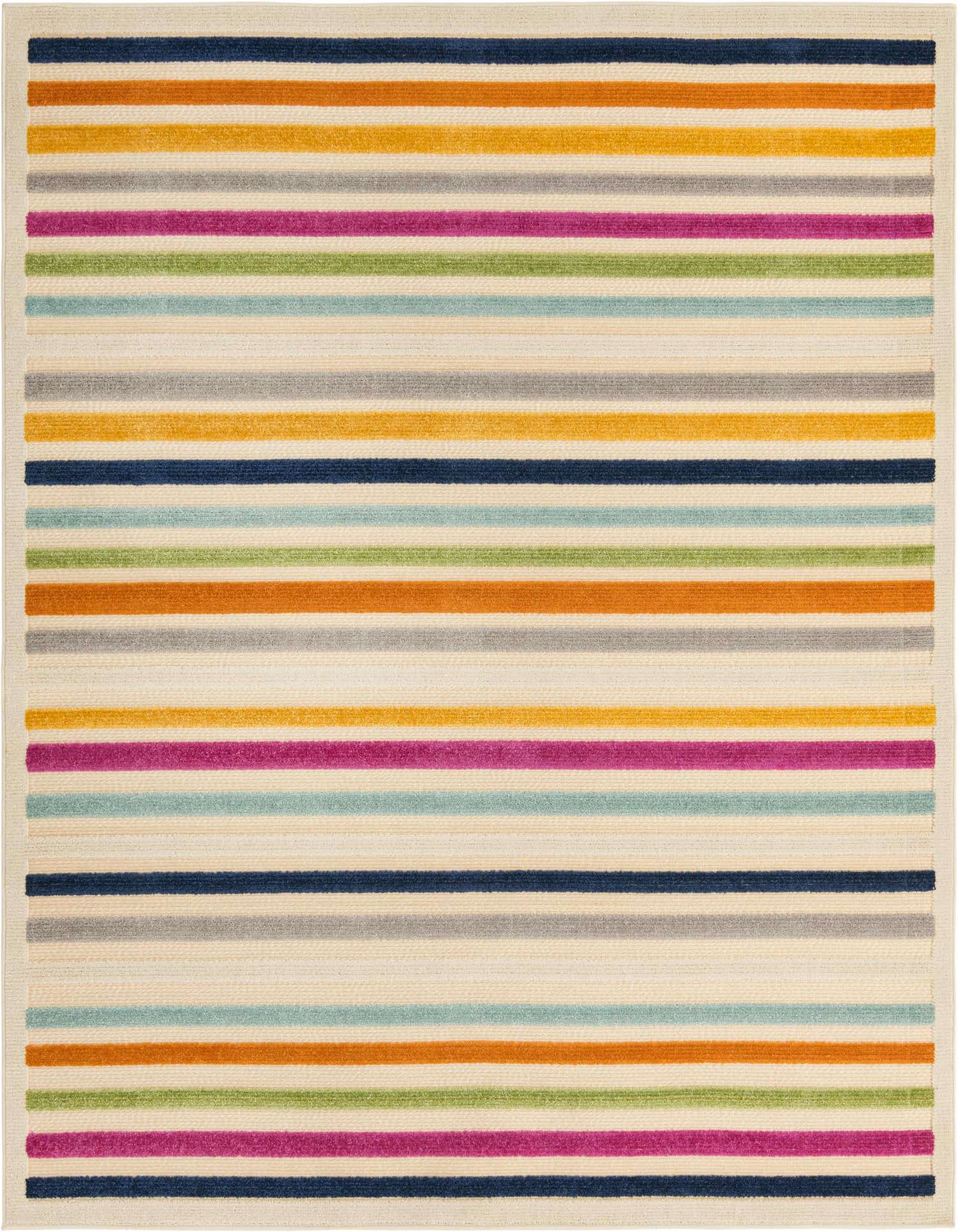 7' 10 x 7' 10 Easy-Clean Aruba Indoor / Outdoor Square Rug