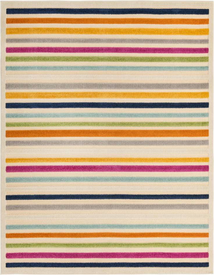 Detail image of 7' 10 x 7' 10 Easy-Clean Aruba Indoor / Outdoor Square Rug