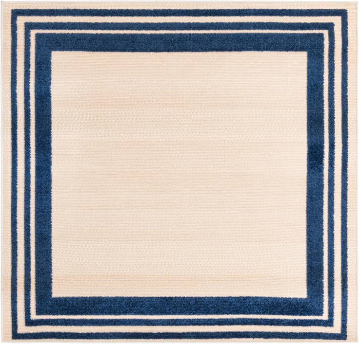 Detail image of 5' 3 x 5' 3 Easy-Clean Aruba Indoor / Outdoor Square Rug