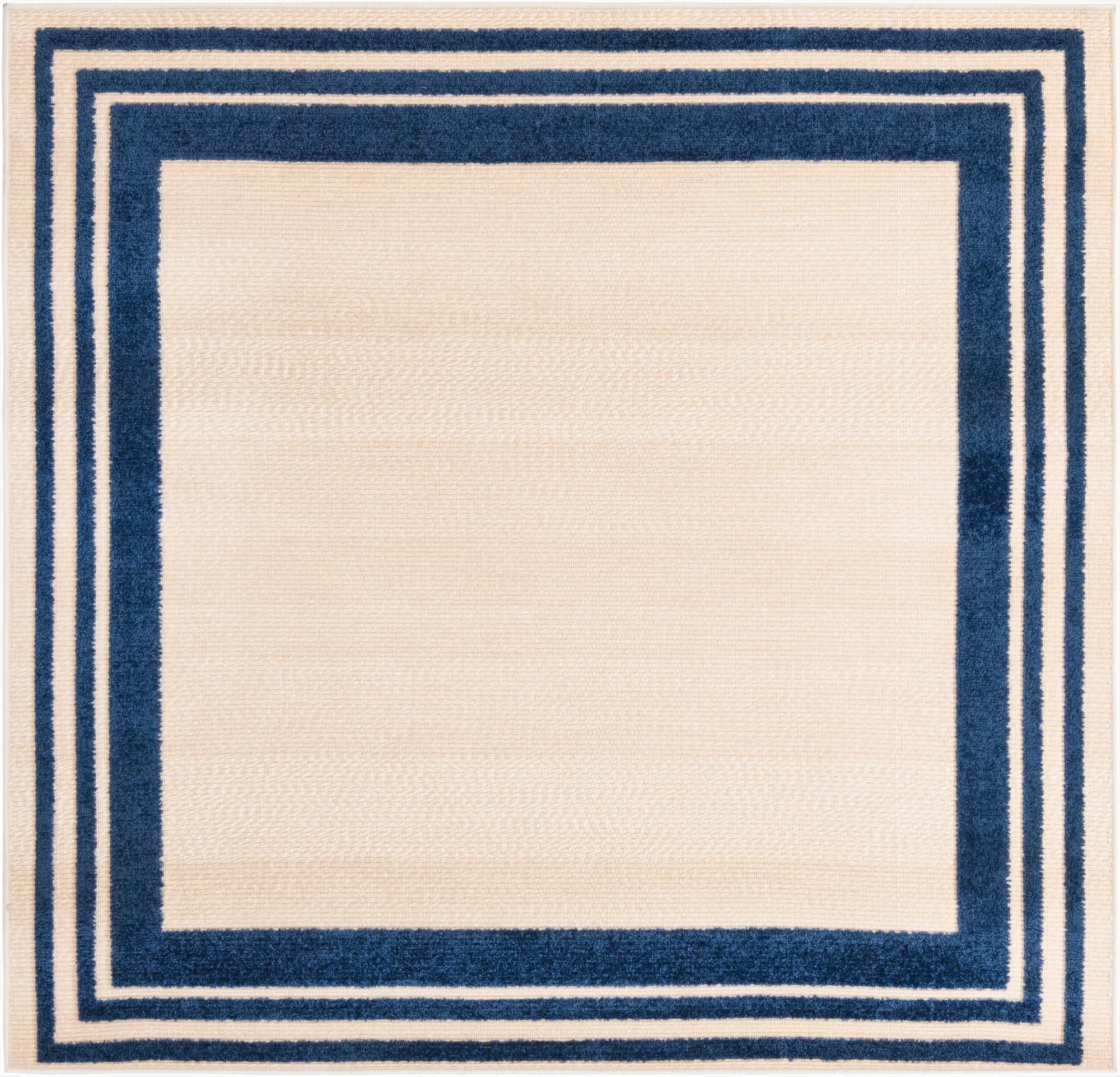 5' 3 x 5' 3  Washable Aruba Indoor / Outdoor Square Rug
