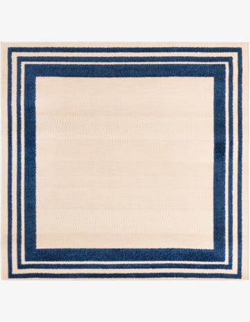 5' 3 x 5' 3 Easy-Clean Aruba Indoor / Outdoor Square Rug