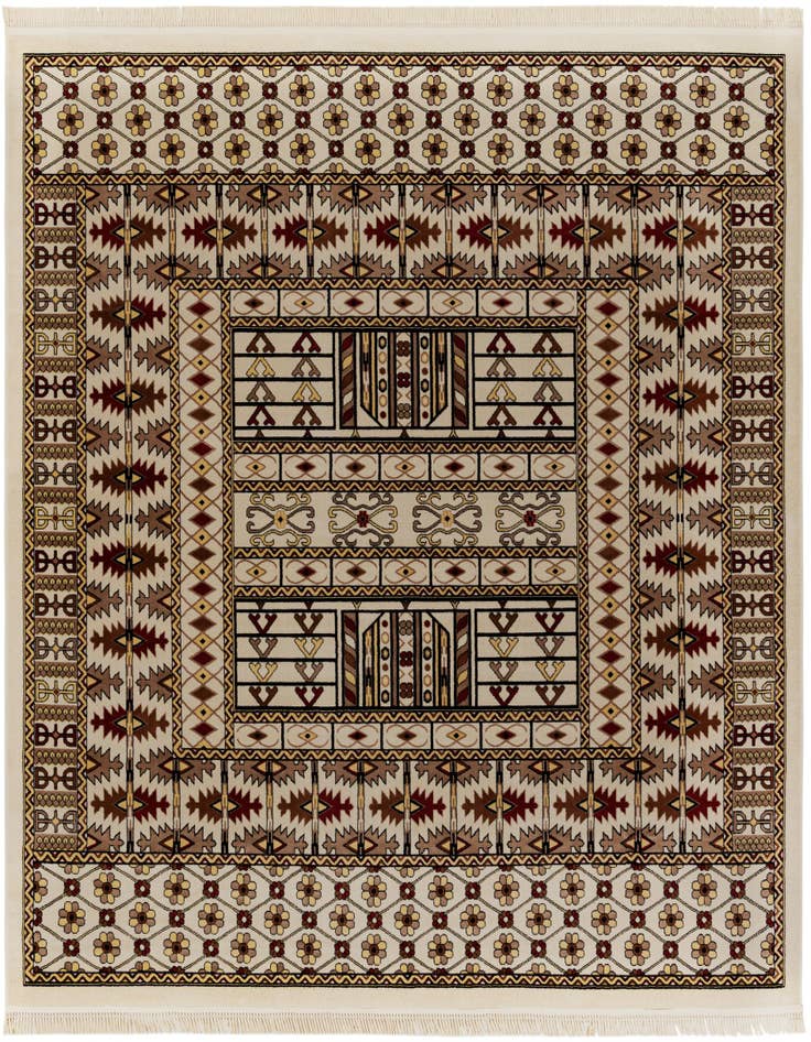 Detail image of 10' x 10' Bokhara Square Rug
