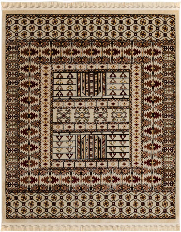 Detail image of 7' 10 x 7' 10 Bokhara Square Rug