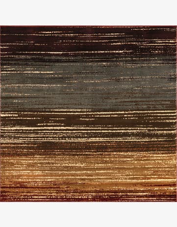 Beige Cafe Square Rug