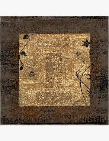 6' x 6' Cafe Square Rug