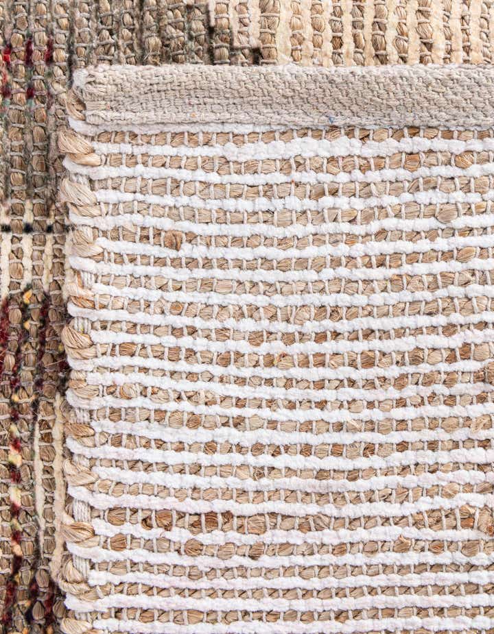 7' 10 x 7' 10 Hand Woven Chenille Jute Square Rug