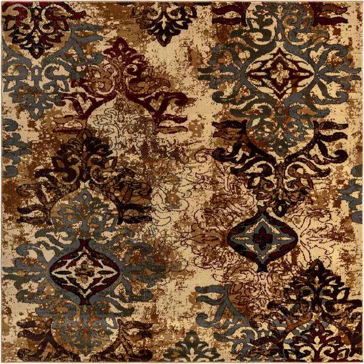 Detail image of 7' 10 x 7' 10 Coffee Shop Square Rug