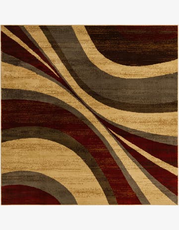 7' x 7' Coffee Shop Square Rug