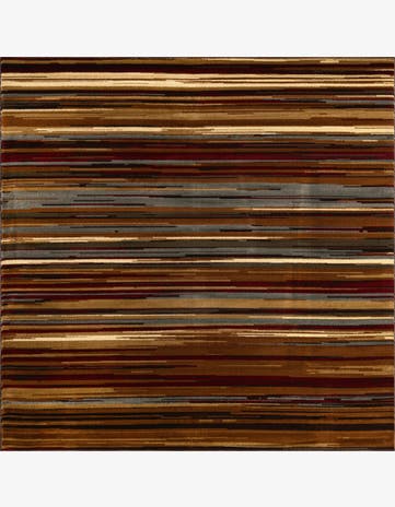 Beige Coffee Shop Square Rug