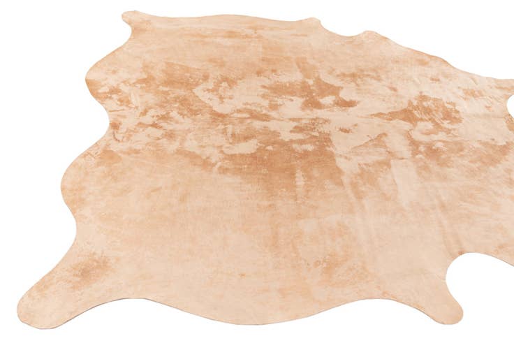 Detail image of 6' 2 x 6' 6 Cowhide Leather Square Rug