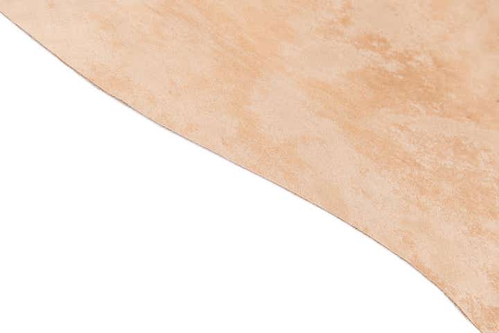 6' 2 x 6' 6 Cowhide Leather Square Rug