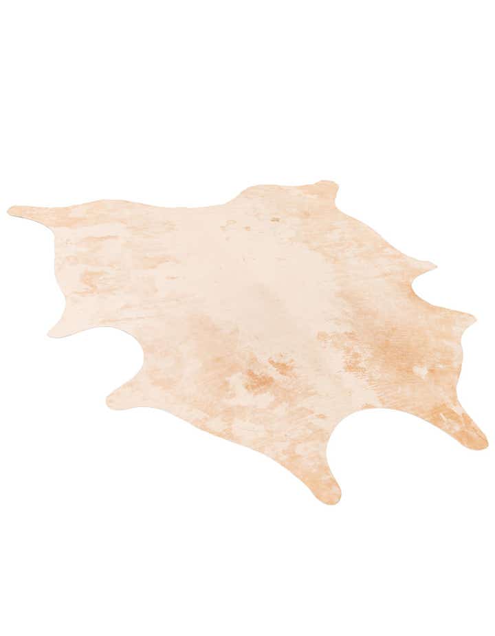 6' 4 x 6' 11 Cowhide Leather Square Rug