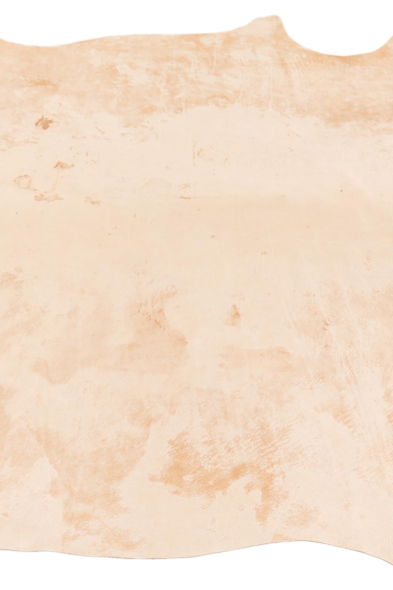 6' 4 x 6' 11 Cowhide Leather Square Rug