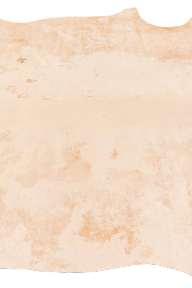 Detail image of 6' 4 x 6' 11 Cowhide Leather Square Rug