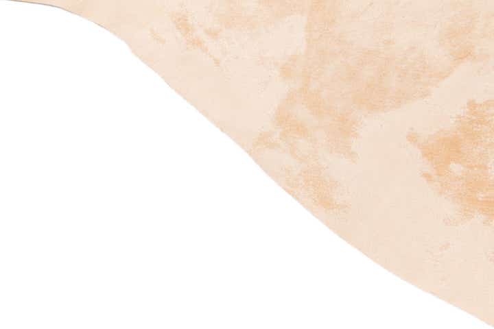 6' 4 x 6' 11 Cowhide Leather Square Rug