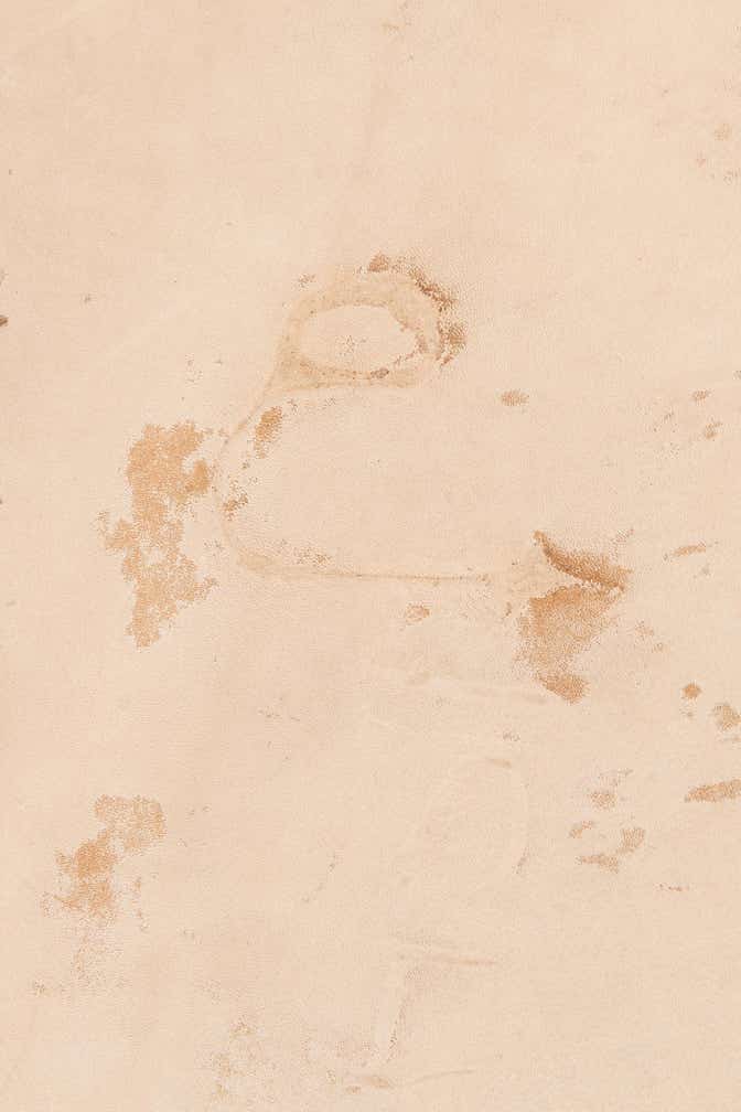 6' 4 x 6' 11 Cowhide Leather Square Rug