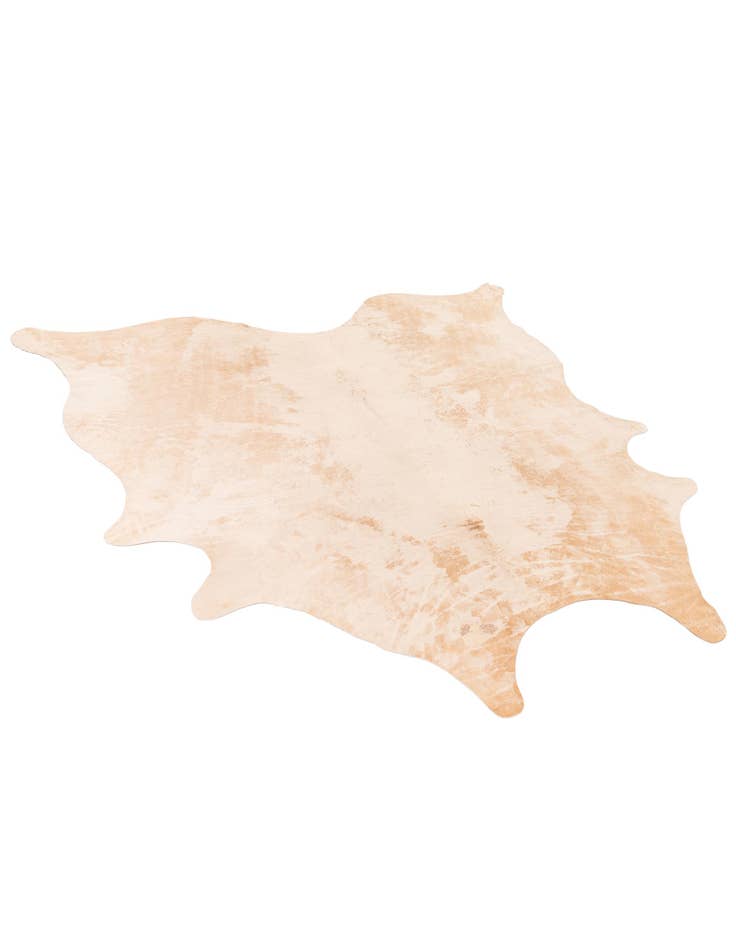 Detail image of 6' 4 x 6' 6 Cowhide Leather Square Rug