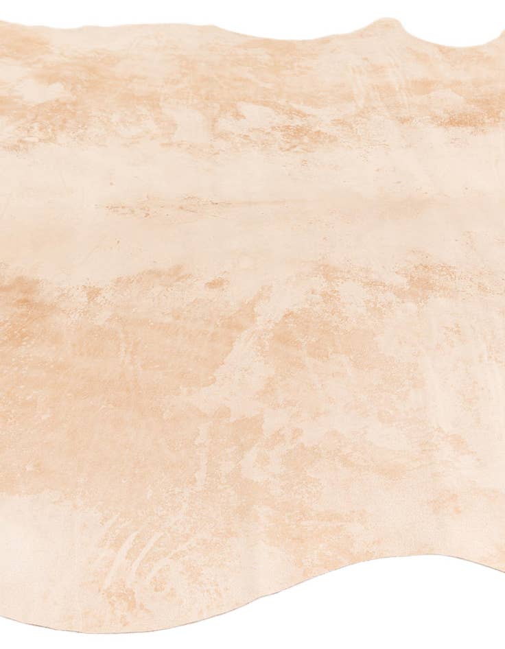 Detail image of 6' 4 x 6' 6 Cowhide Leather Square Rug