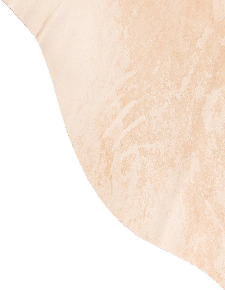 Detail image of 6' 4 x 6' 6 Cowhide Leather Square Rug