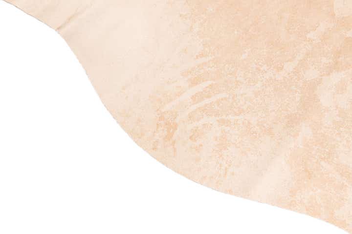 6' 4 x 6' 6 Cowhide Leather Square Rug