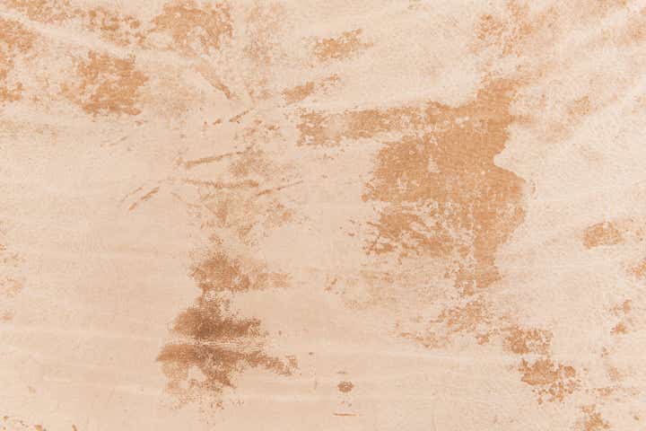 6' 4 x 6' 6 Cowhide Leather Square Rug