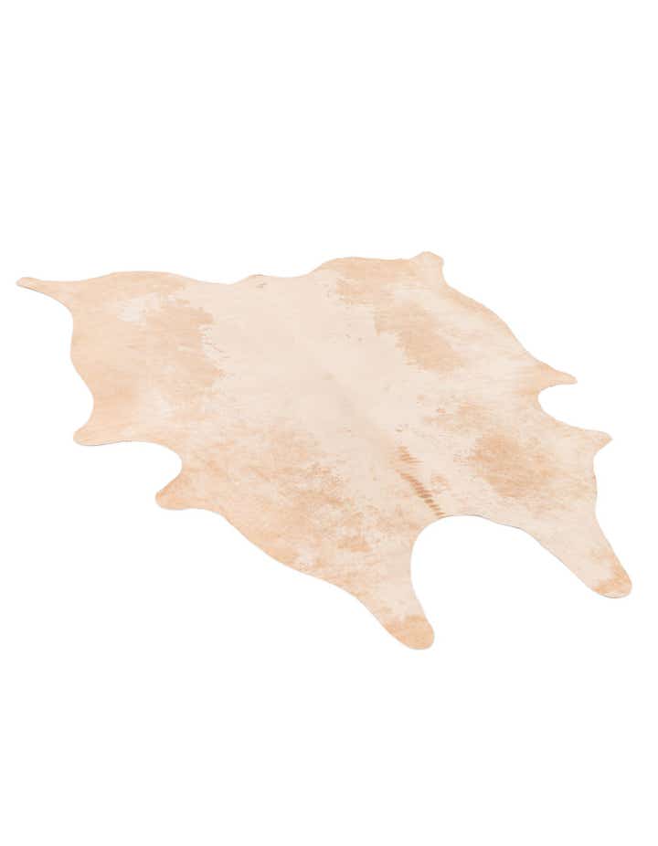 6' 1 x 6' 7 Cowhide Leather Square Rug