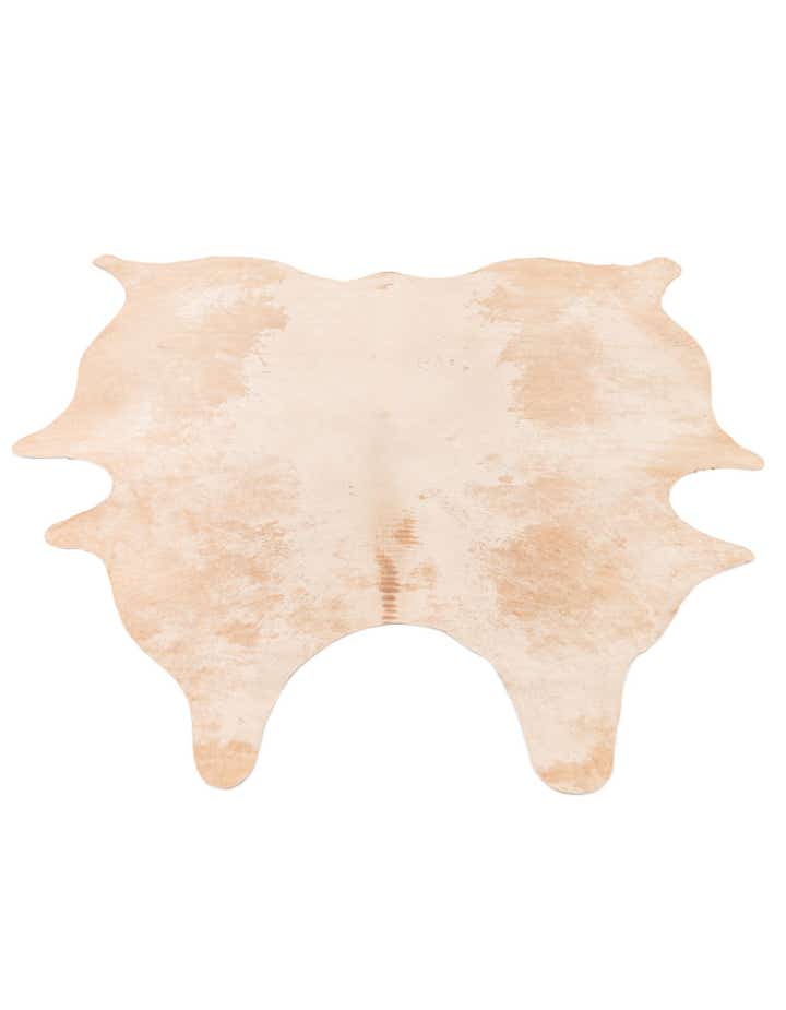 6' 1 x 6' 7 Cowhide Leather Square Rug
