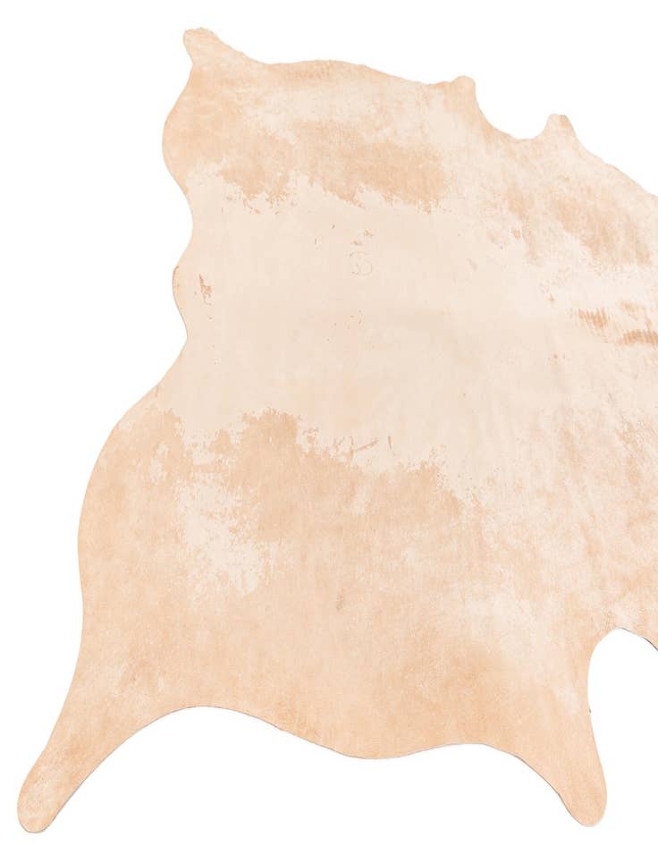 Detail image of 6' 1 x 6' 7 Cowhide Leather Square Rug