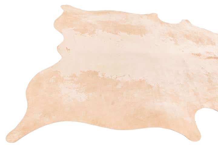 6' 1 x 6' 7 Cowhide Leather Square Rug