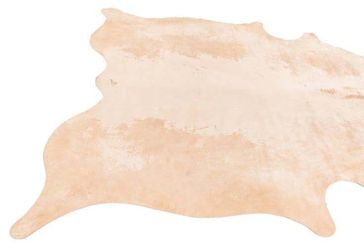 Detail image of 6' 1 x 6' 7 Cowhide Leather Square Rug