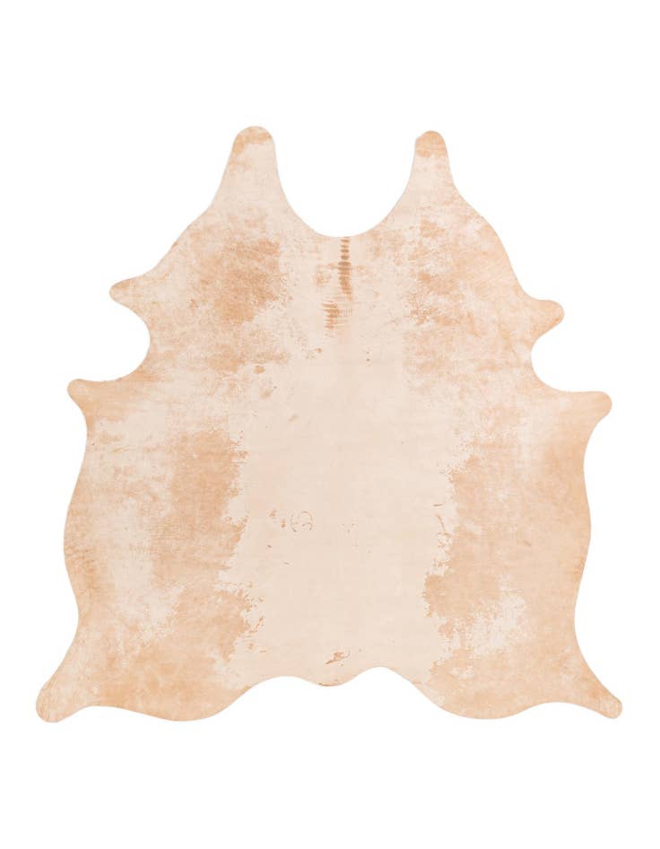 Detail image of 6' 1 x 6' 7 Cowhide Leather Square Rug